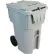 HSM® 95-Gallon Mobile Shredder Bin - Gray