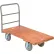Global Industrial™ Hardwood Deck Platform Truck 48 x 24 1200 Lb. Capacity 8" Pneumatic Casters