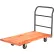 Global Industrial™ Hardwood Deck Platform Truck 54 x 27 1000 Lb. Cap. 5" Polyurethane Casters