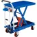 Global Industrial™ Mobile Scissor Lift Table with Hook-on Bin - 660 Lb. Cap. - 29 x 19 Platform