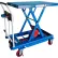 Global Industrial™ Mobile Scissor Lift Table with Hook-on Bin - 1100 Lb. Cap. 36 x 24 Platform
