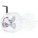 J&D 12 Inch Green Breeze HAF Fan With Cord VBG12 1/10 HP 970 CFM