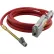 Milton Dual Head Air Chuck Inflator Gauge, 10 to 160 PSI, 15' Hose - 98-A1-501