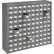 Global Industrial™ Steel Storage Drawer Cabinet, 100 Drawers, 36"W x 9"D x 34-1/2"H, Gray