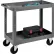 Global Industrial™ Steel Stock Cart w/2 Shelves, 800 lb. Capacity, 30"L x 16"W x 32"H