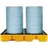 Global Industrial™ 4 Drum Low Profile Spill Containment Pallet with Drain