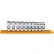 Gearwrench® 10 Piece 6 Point Flex Metric Socket Set With 3/8" Drive Tang