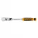 Gearwrench® 90 Tooth Dual Material Locking Flex Head Teardrop Ratchet with 1/4" Drive Tang, 8"L