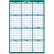 AT-A-GLANCE® Vertical Erasable Wall Planner, 32x48, White/Green Sheets, 12-Month (Jan to Dec): 2026