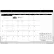 AT-A-GLANCE® Compact Desk Pad, 18 x 11, Black Binding, Clear Corners, 12-Month (Jan to Dec): 2026