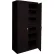 Steel Cabinets USA Storage Cabinet, 5 Adjustable Shelves, 24"W x 18"D x 72"H, Black, All-Welded