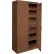 Steel Cabinets USA Storage Cabinet, 5 Adjustable Shelves, 24"W x 18"D x 72"H, Walnut, All-Welded