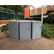 American Bicycle 301P Bike Storage Locker, Padlock Handle, 1 Bike Cap., 30"Wx72-3/4"Dx49"H, Med Gray