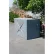 American Bicycle 301W General Storage Locker, T-Handle, 2 Bike Cap, 40"W x 74-1/4"D x 49"H, Med Gray