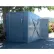 American Bicycle Bike Storage Locker W/Padlock, 2 Bike Cap., 40"Wx74-1/2"Dx49"H, Med Gry, Assembled