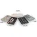 Thermoformed Plastic Parts Tray, 14-1/2" X 9" X 2", 6 Compartments, Black