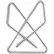 Acco® Ideal Butterfly Clamps, Small, Silver, 50/Box