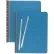 ACCO® Pressboard Report Cover, Tyvek Hinge, 2-Hole Prong Fastener, 3" Capacity, 8.5x11, Blue