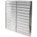 Galvanized Frame Wall Exhaust Shutter with Aluminum Blades Rear Flange 54" - 556-STD 54
