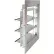 Aluminum Supply (Intake) Wall Shutter 8" - CWV-8x8