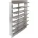 Aluminum Wall Exhaust Shutter, Front Flange 60" - EASR-MF 60