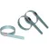 Apache 40029160 CP1699 4" Band-It Carbon Steel Center Punch Preformed Galv Clamp w/ 5/8" Band - Pkg Qty 25