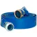 4"  x  100' PVC Lay Flat Discharge Hose Coupled w/ M x F Aluminum Short Shanks