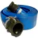1-1/2" x 50' PVC Lay Flat Discharge Hose Coupled w/ C x E Poly Cam & Groove Fittings