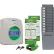 uPunch™ Electronic Time Clock w/ 100 Time Cards, 2 Keys, 1 Ribbon & 1 Rack, White & Green