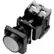 Advance Controls 104317, 22mm Non Metallic Standard Pilot Light Square-Full Volt. Push Button-White