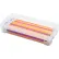 Advantus® Super Stacker Pencil Box, Clear, Holds 50+ Pencils, 25+ Pens, or 64+ Crayons - Pkg Qty 16