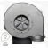 Global Industrial™ Aluminum TEFC Blower, 3 HP, Single Phase, CCW, Downblast, 1245 CFM
