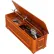 American Furniture Classics Hope Gun Concealment Chest 540 - 5 Gun Capacity 51x17x19 Medium Brown