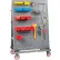 Little Giant® Mobile A-Frame - Lean Tool Cart, Combo Pegboard/Louvered Panels, 24"D x 36"W