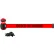 Banner Stakes Magnetic Wall Mount Barrier W/Light Kit,15'Red"Do Not Enter-Arc Flash Boundary"Banner