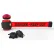 Banner Stakes Magnetic Wall Mount Barrier W/Light Kit, 30' Red "Danger-Keep Out" Belt
