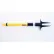 Banner Stakes PLUS Plastic Stanchion Stake, 22"-42" Adjustable Height, Yellow