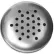 American Metalcraft 3319T - Shaker Top Only, .25" Holes, Stainless