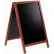 American Metalcraft SBDM85 - Securit Sandwich Board, 22 x 34, Double Sided, Mahogany Frame