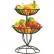 American Metalcraft TTDB2 - Basket, 12-3/4" Top Dia. x 20"H, Two Tier, Black