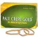 Alliance® Pale Crepe Gold® Rubber Bands, Size # 64, 3-1/2" x 1/4", Natural, 1 lb. Box