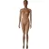 Female Mannequin - Hands by Side, Legs Straight - Dark Flesh Tone
