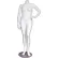 Female Mannequin - Full Figure, Headless, Left Arm on Hip, Left Leg Bent - White