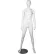 Female Mannequin - Hands by Side, Legs Apart - Gloss Finish, White