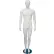 Male Mannequin - Hands by Side, Legs Straight - Gloss Finish, White