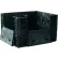 Buckhorn® Plastic Collapsible Bulk Container, 57"L x 48"W x 34"H, 2000 lb. Capacity, Black