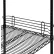 Nexel® Black Epoxy Wire Ledge, 24"W x 4"H