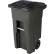 Toter Heavy Duty Two-Wheel Trash Cart, 32 Gallon Greenstone - ANA32-55410