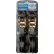 ANCRA Cargo® Strap Assy Ratchet Buckle w/vinyl S-Hooks, 1" x 10', Black, Pack of 2