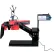 AME International Pneumatic Truck Tire Spreader with Pneumatic Lift, Heavy Gauge Steel, Red